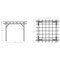 Highwood Usa Bodhi 10 x 10 Poly Outdoor Pergola Gazebo AD-PGLA1010-BKE - alternate 2